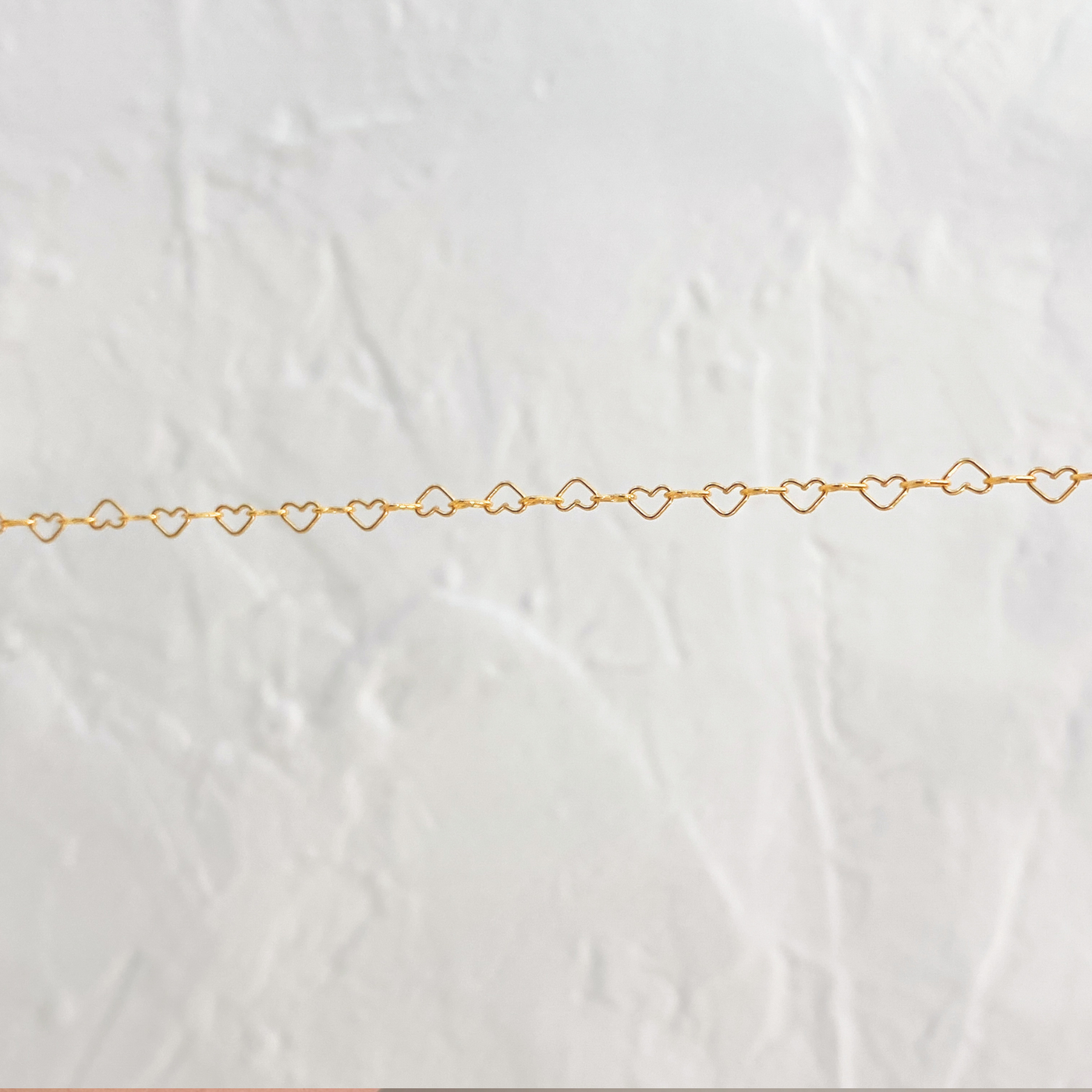 Mini Me Heart Paperclip Bracelet | 14k Yellow Gold Filled