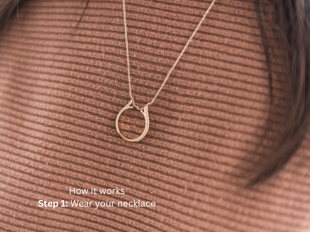 Twist Ring Holder Necklace