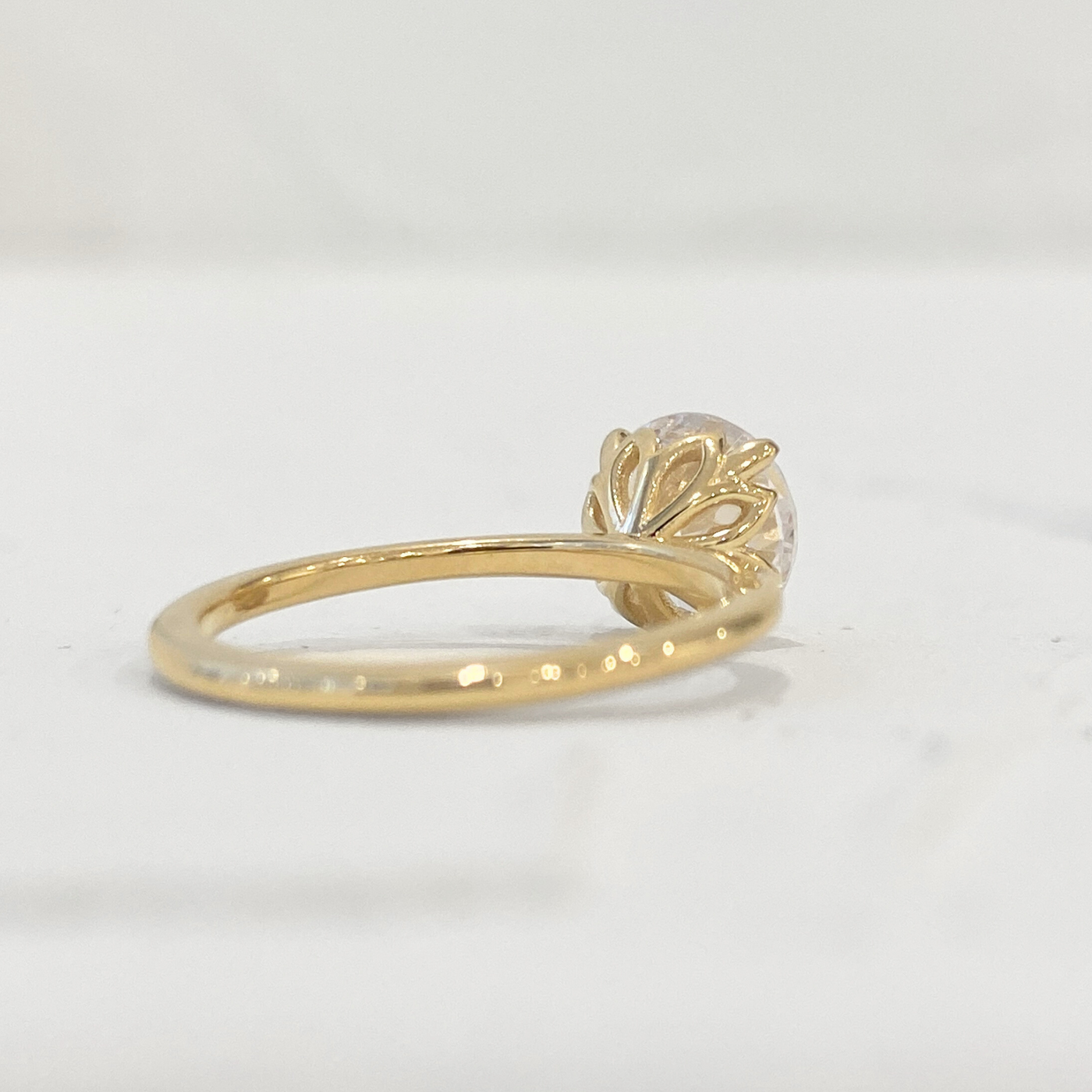Jane | 2ct Round Cut Laboratory Diamond Solitaire Engagement Ring