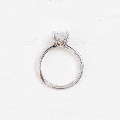 Jane  | Emerald Solitaire Engagement Ring