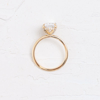 Aura | 1 Carat Solitaire Engagement Ring with Hidden Diamonds