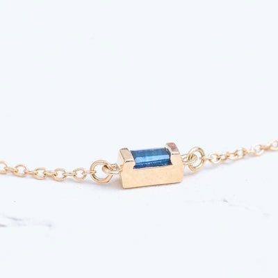 Baguette Sapphire Bracelet