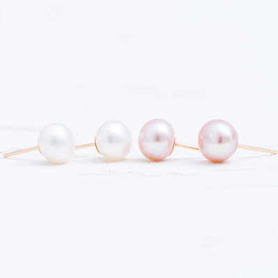 Pearl Earrings (pink or white)